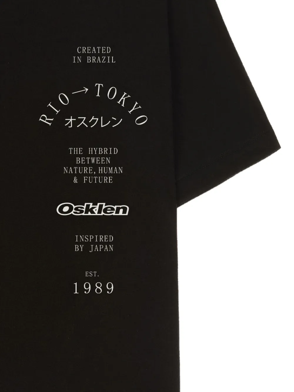 Osklen Rio Tokyo T-shirt Zwart
