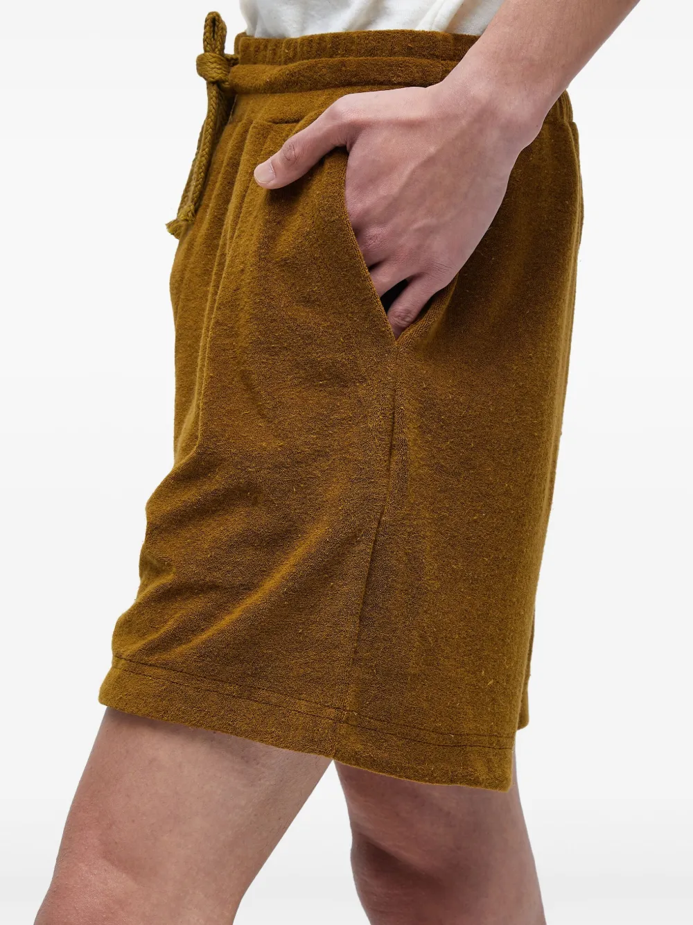 Osklen Shorts van badstof Bruin