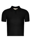 Osklen tricot-knit polo top - Black