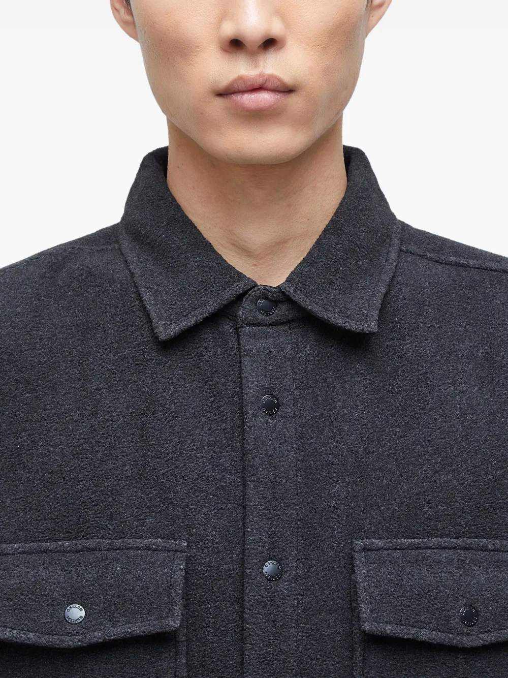 Osklen Button-down shirtjack Grijs