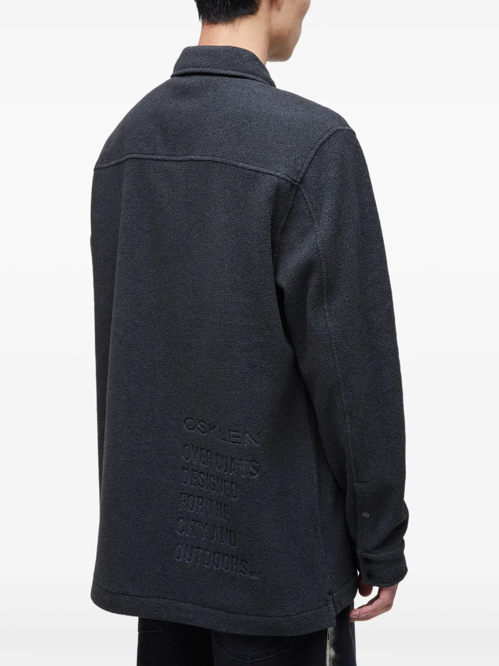 Osklen Button-down shirtjack Grijs