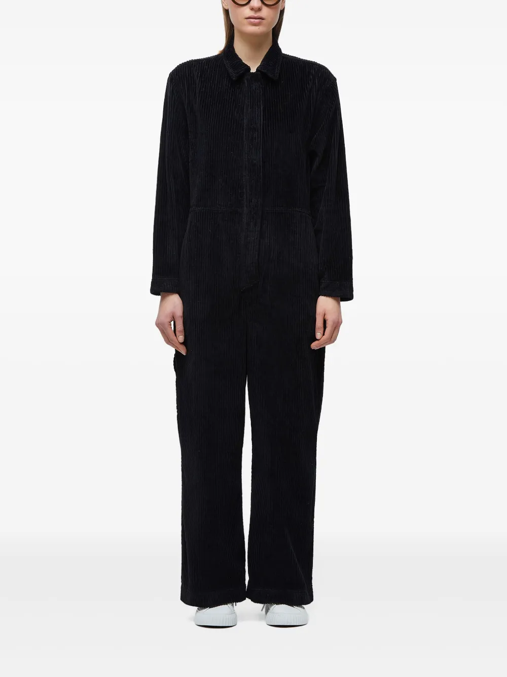 Osklen Ribfluwelen jumpsuit Zwart