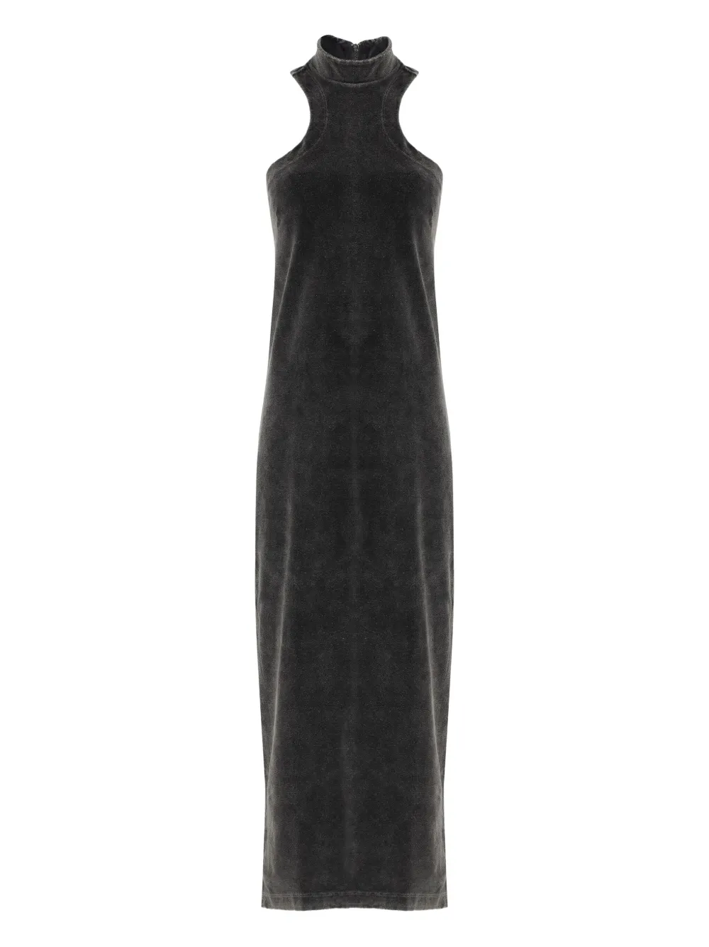 Osklen Maxi-jurk met marmer-effect Zwart