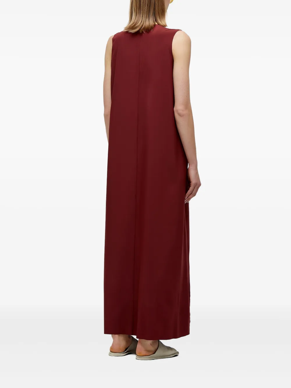 Osklen Mouwloze maxi-jurk Rood