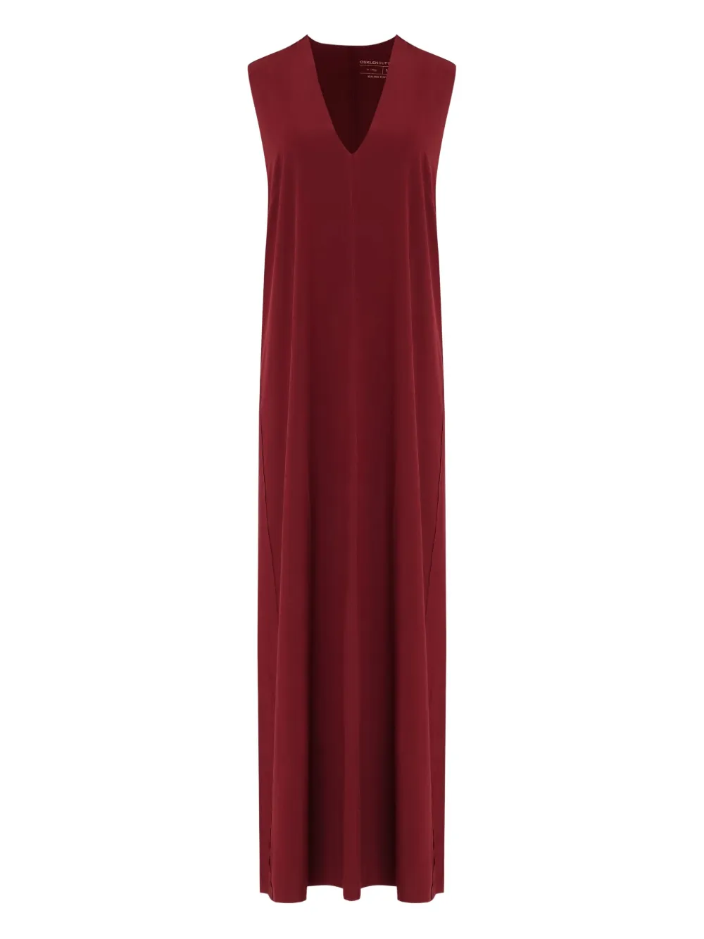 Osklen Mouwloze maxi-jurk Rood