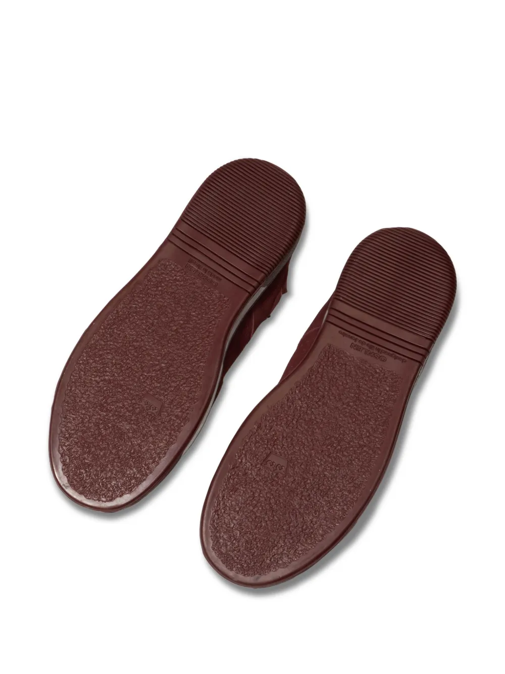 Osklen suede low-top sneakers Red