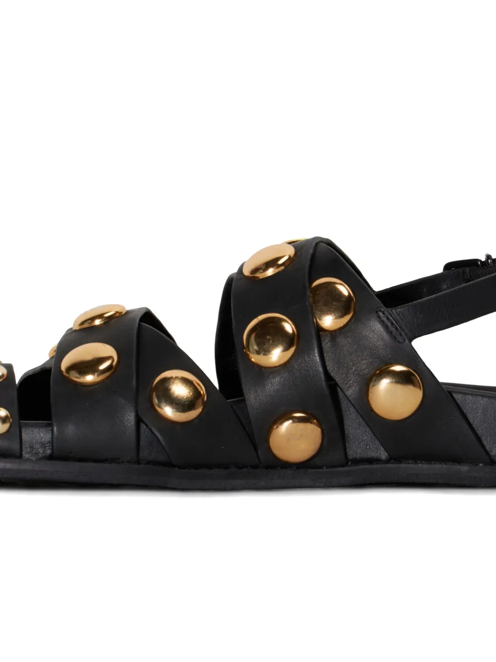 Osklen leather sandals Black