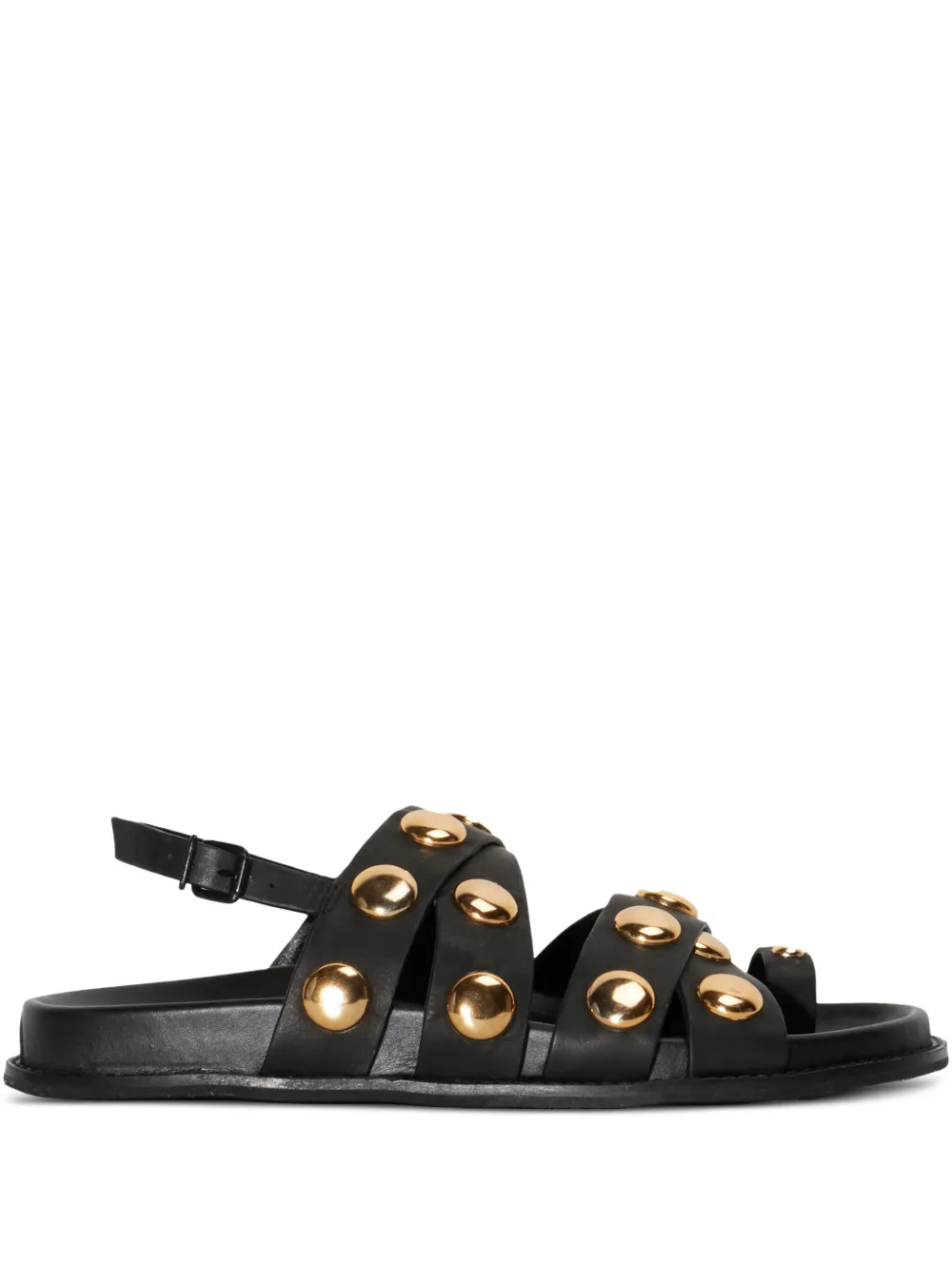 Osklen Leren sandalen Zwart