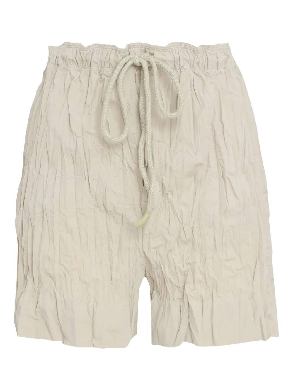 Osklen Gekreukte shorts Beige