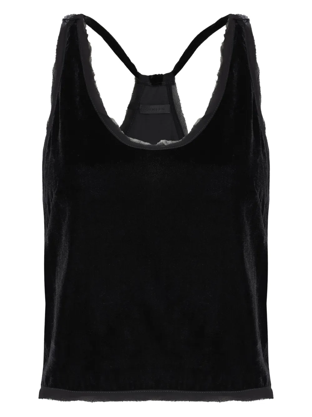 Osklen velvet top | Black | Image 1