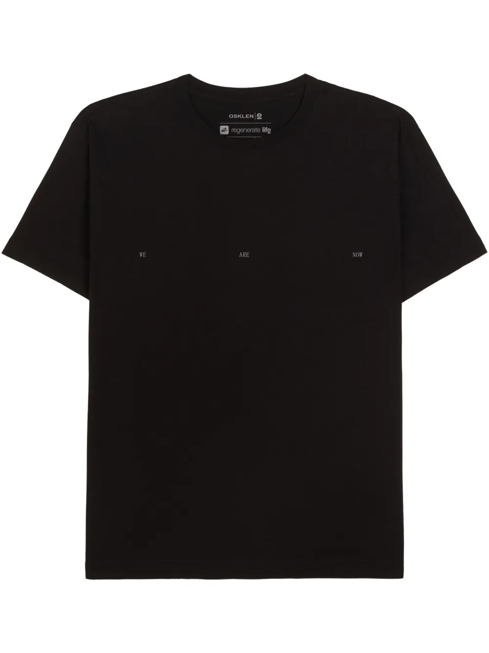 Osklen Camiseta com estampa de slogan | Preto | Image 1