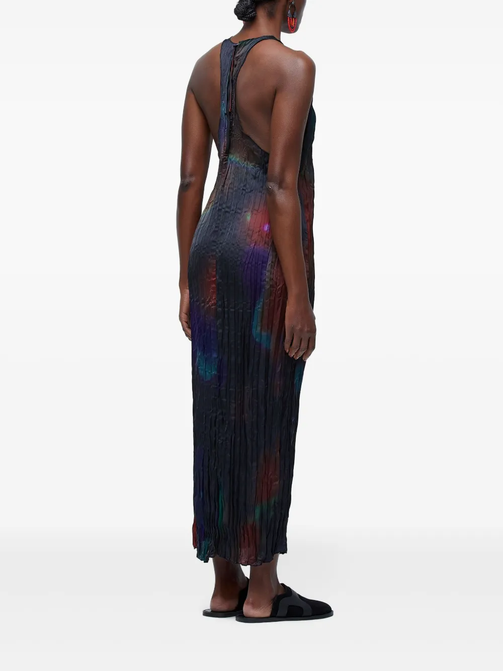 Osklen Geplooide maxi-jurk Blauw