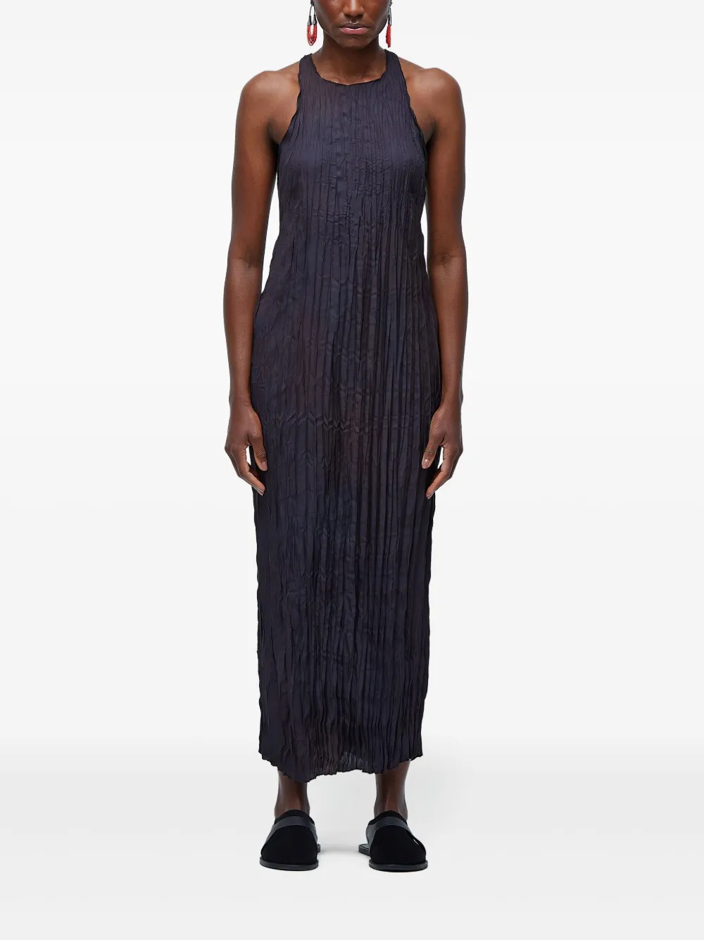 Osklen Geplooide maxi-jurk Blauw