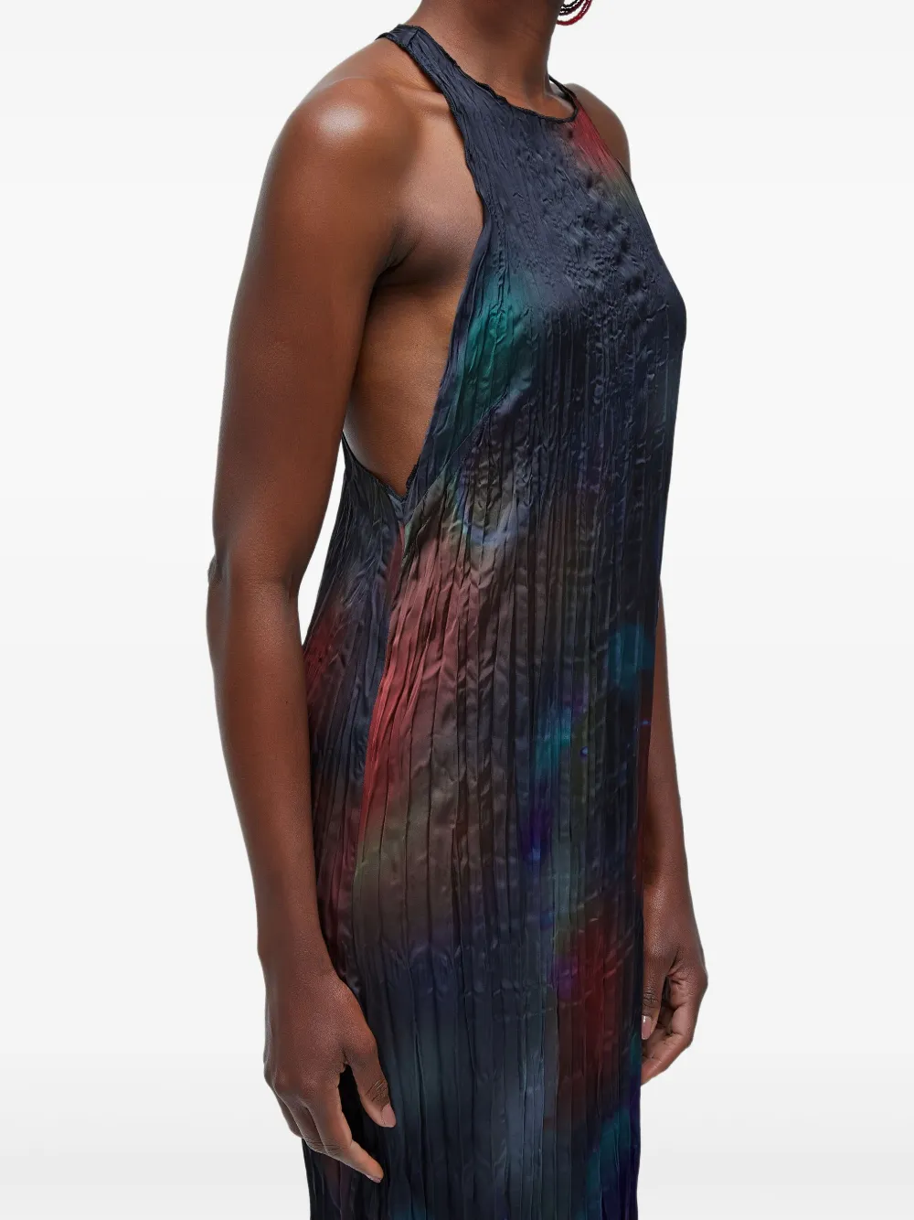 Osklen Geplooide maxi-jurk Blauw