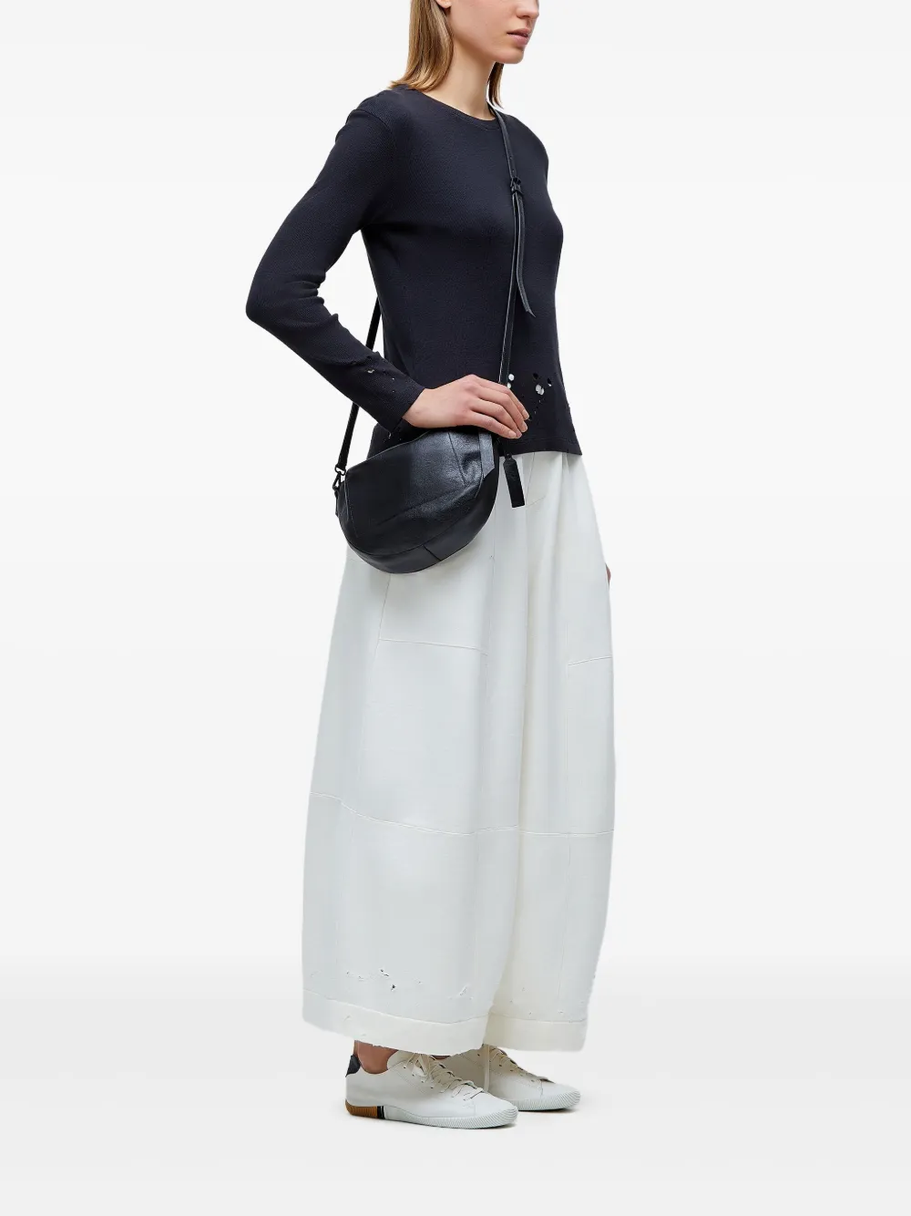 Osklen Calça com barra desfiada | Calça palazzo | Image 2
