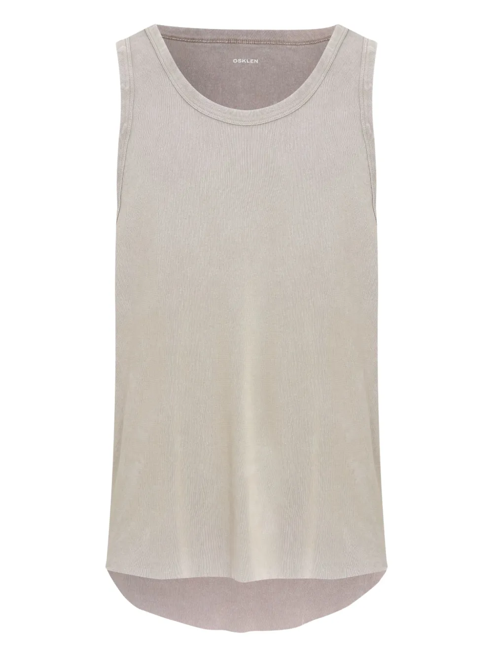 Osklen Asymmetrische tanktop Beige