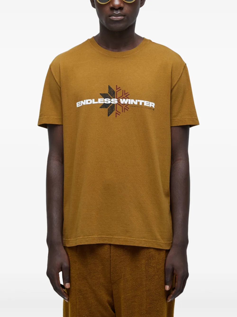 Osklen Endless Winter T-shirt Bruin