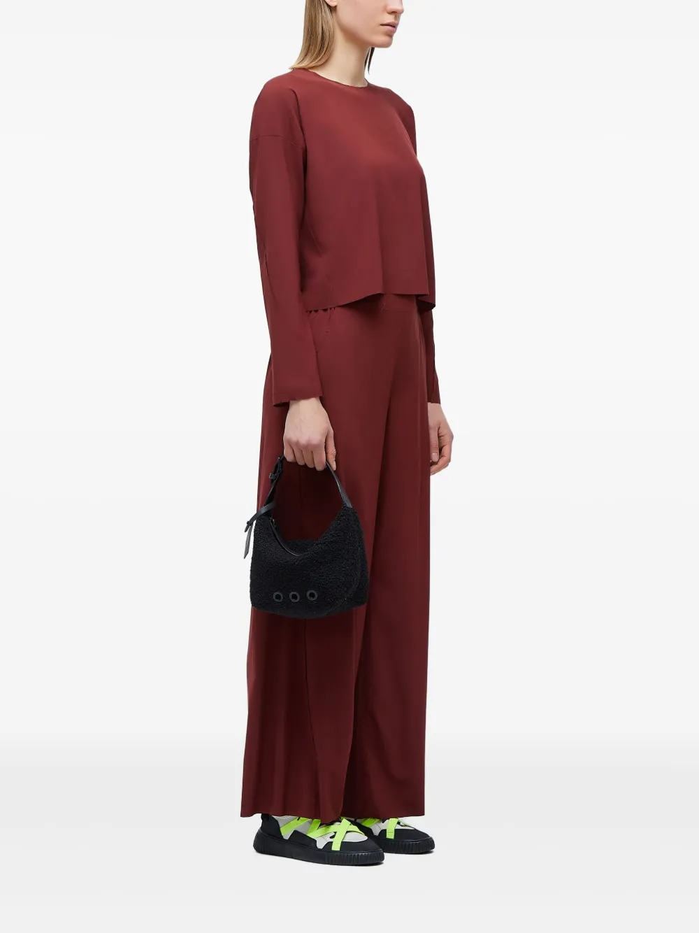 Osklen Broek met wijde pijpen Rood