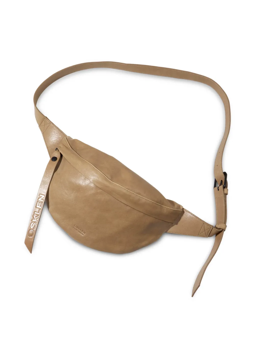 Osklen Leren heuptas Beige