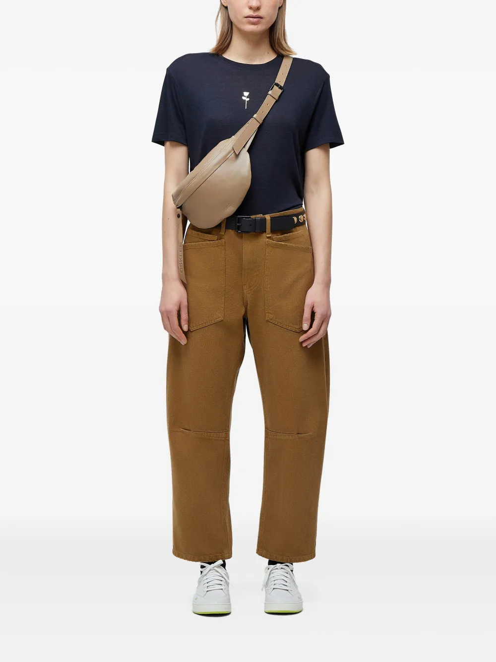Osklen Leren heuptas Beige