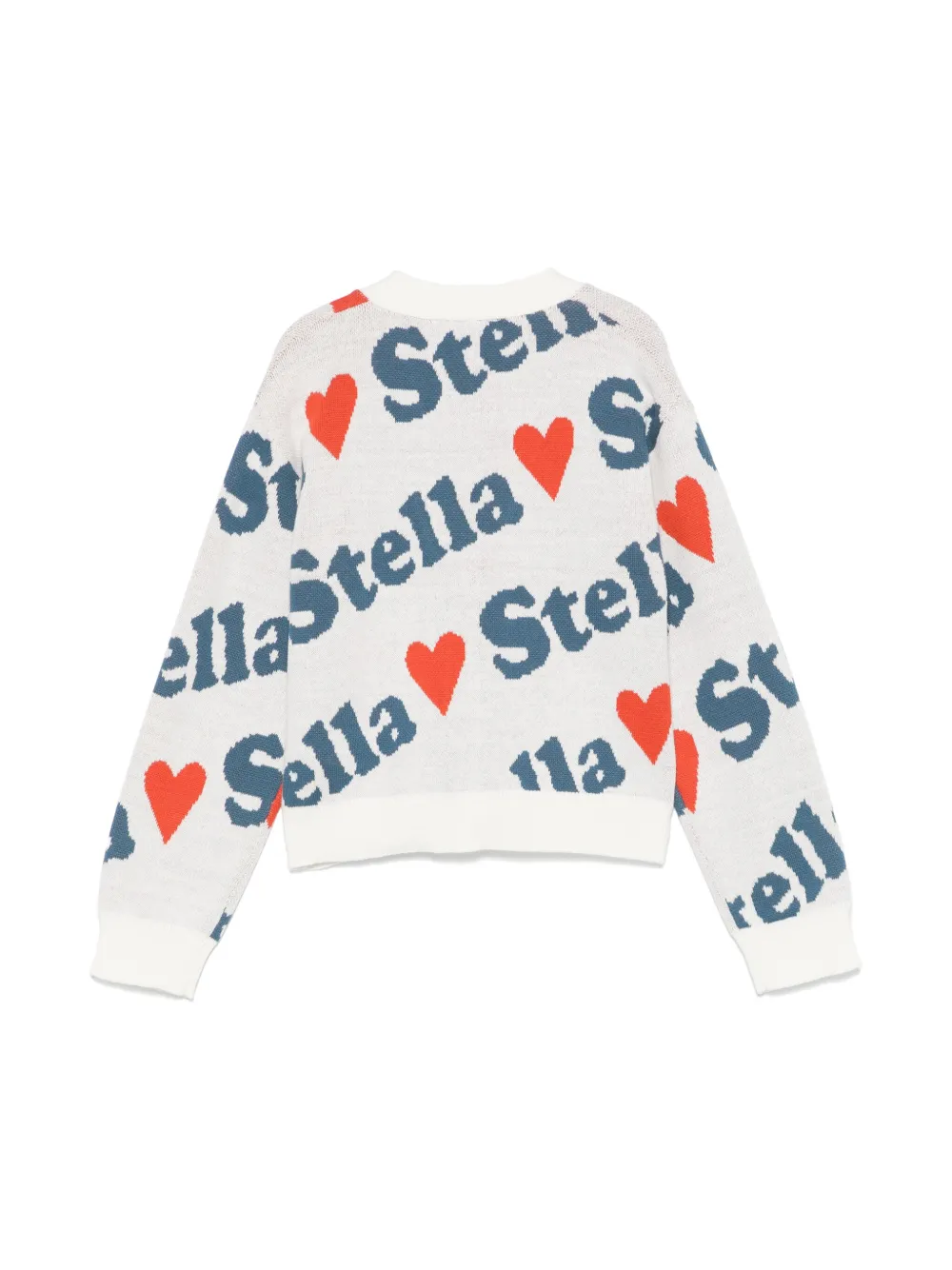 Stella McCartney Kids Vest met logo-intarsia Wit