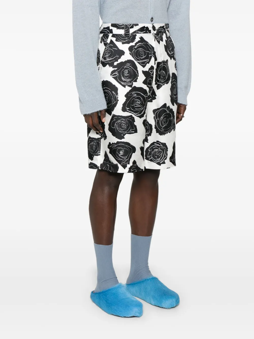 Marni Zijden shorts Wit