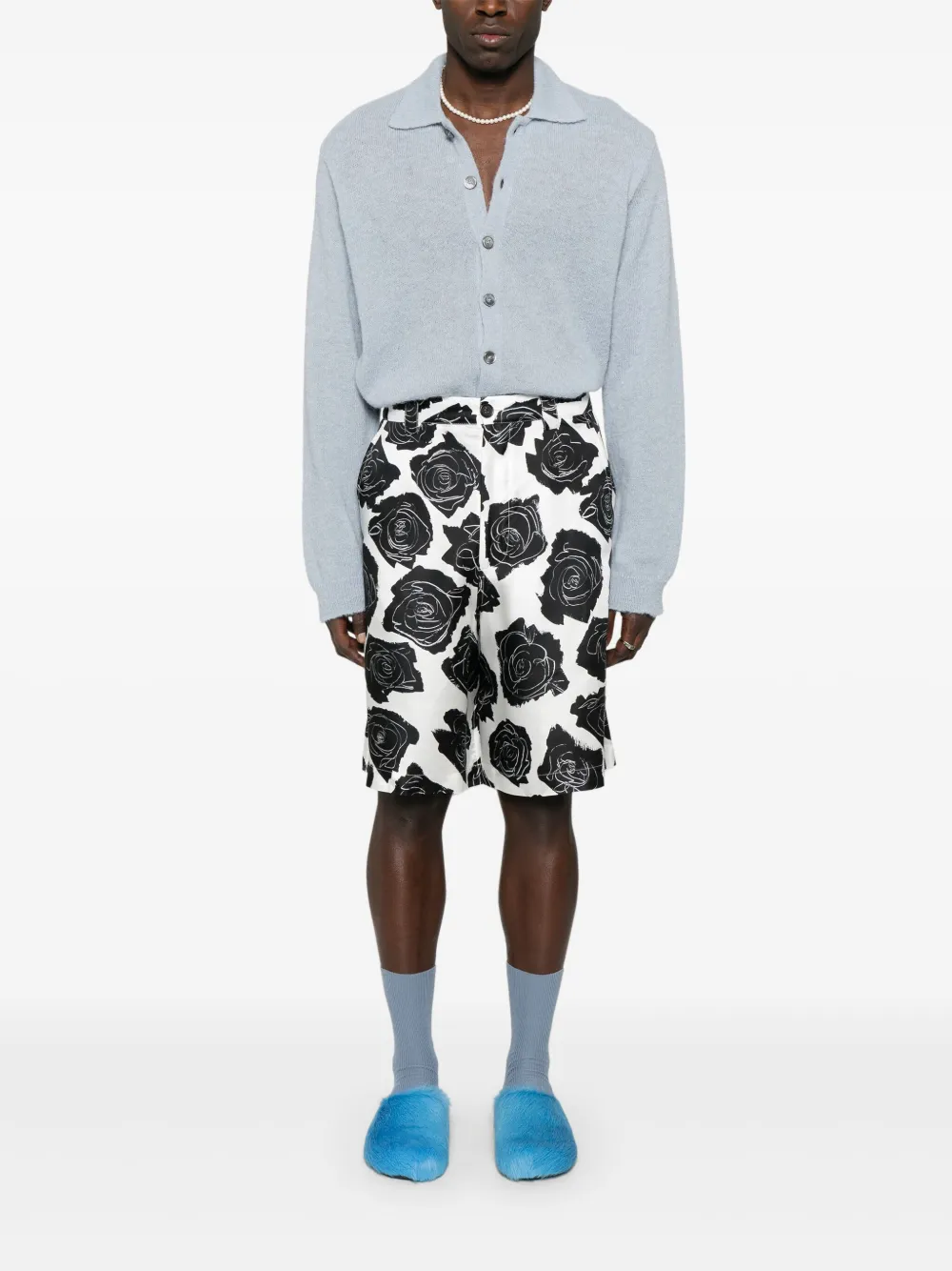 Marni Zijden shorts - Wit