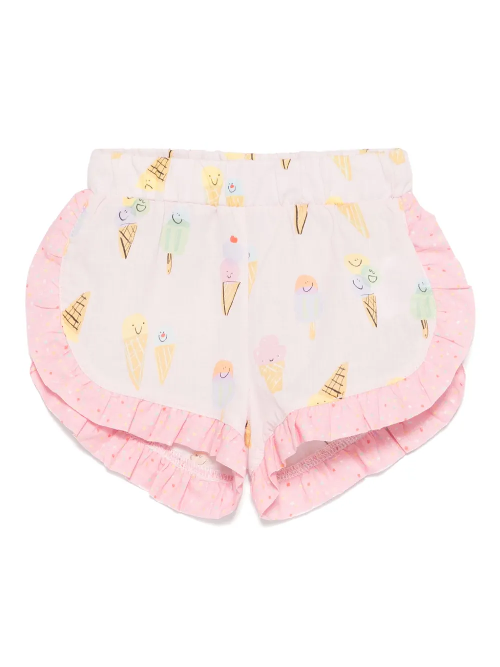 Stella McCartney Kids Shorts met ijsprint Roze