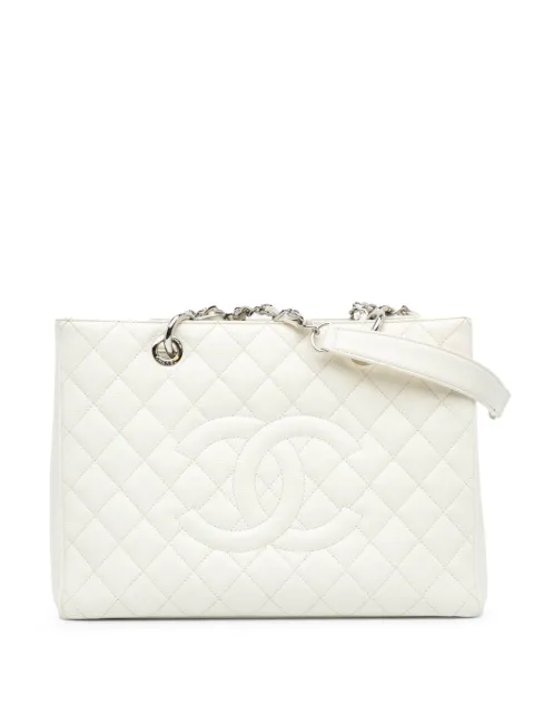 CHANEL Pre-Owned 2012-2013 Caviar Grand Shopping tote bag