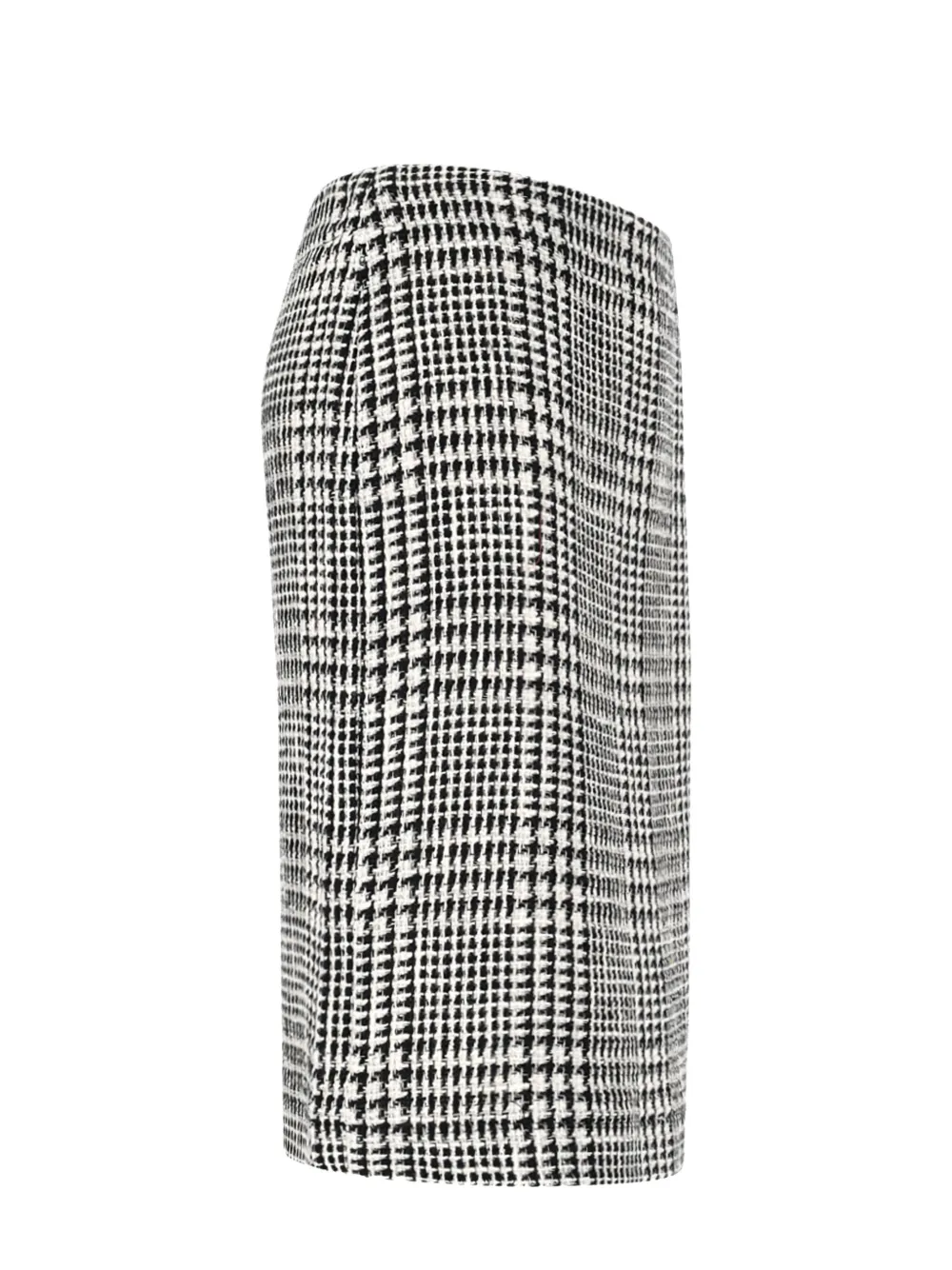 Gianluca Capannolo Kokerrok met pied-de-poule print Wit