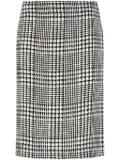 Gianluca Capannolo houndstooth pencil skirt - White