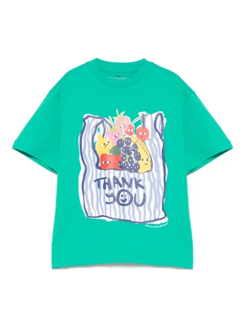 Stella McCartney Kids playera con estampado gráfico