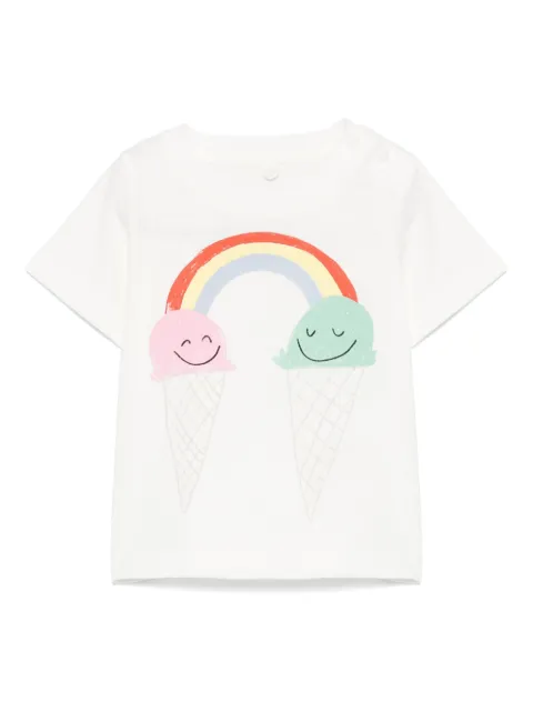 Stella McCartney Kids playera con estampado gráfico