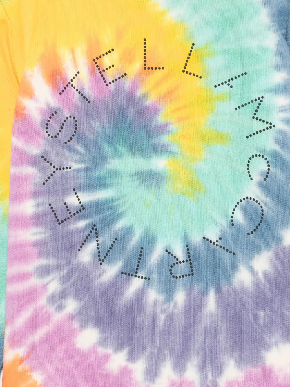 Stella McCartney Kids Sweater met tie-dye print Blauw