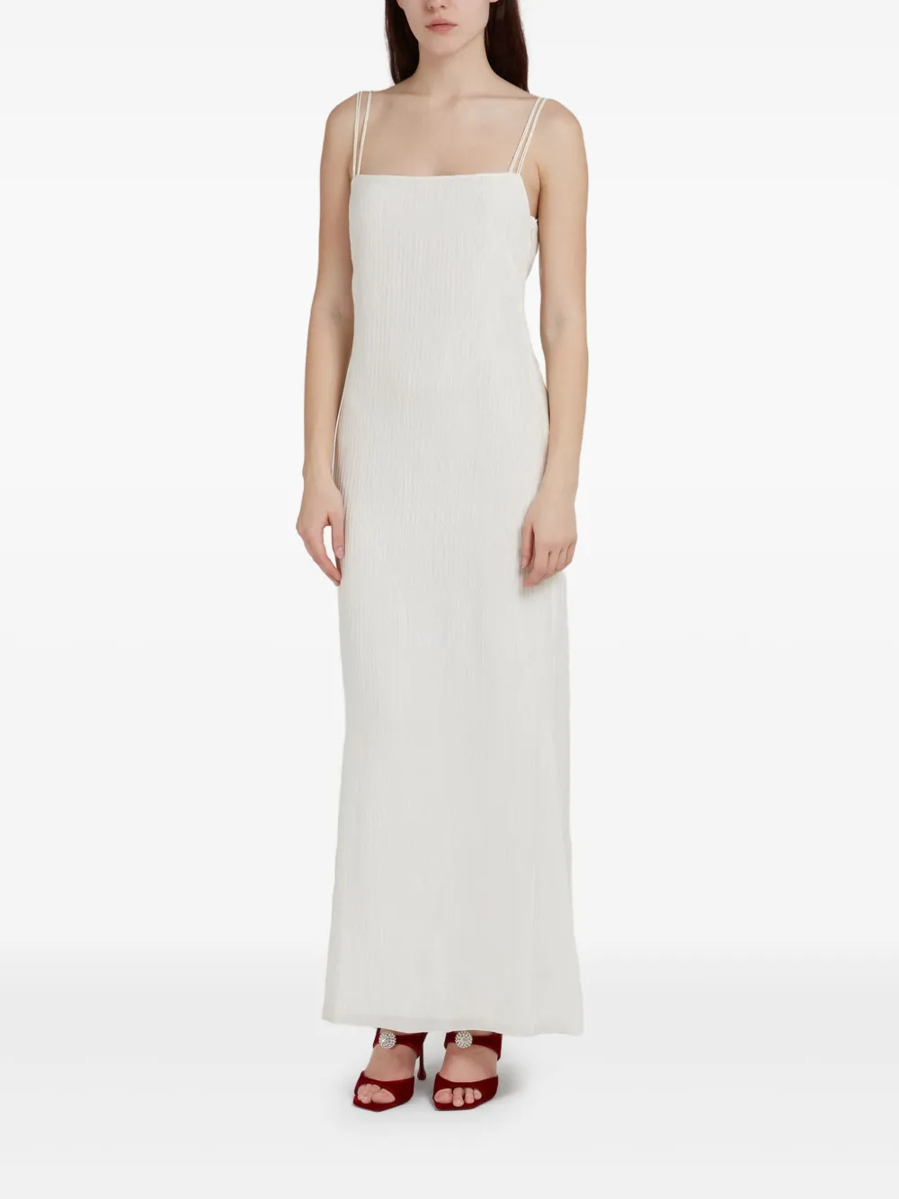 Gabriela Hearst Avebury maxi dress - Wit