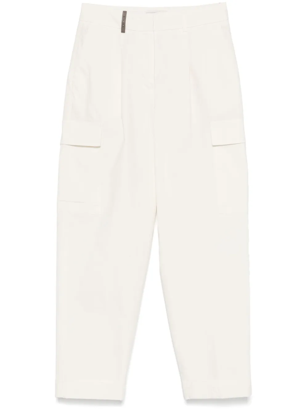Peserico cotton cargo trousers | Neutrals | Image 1