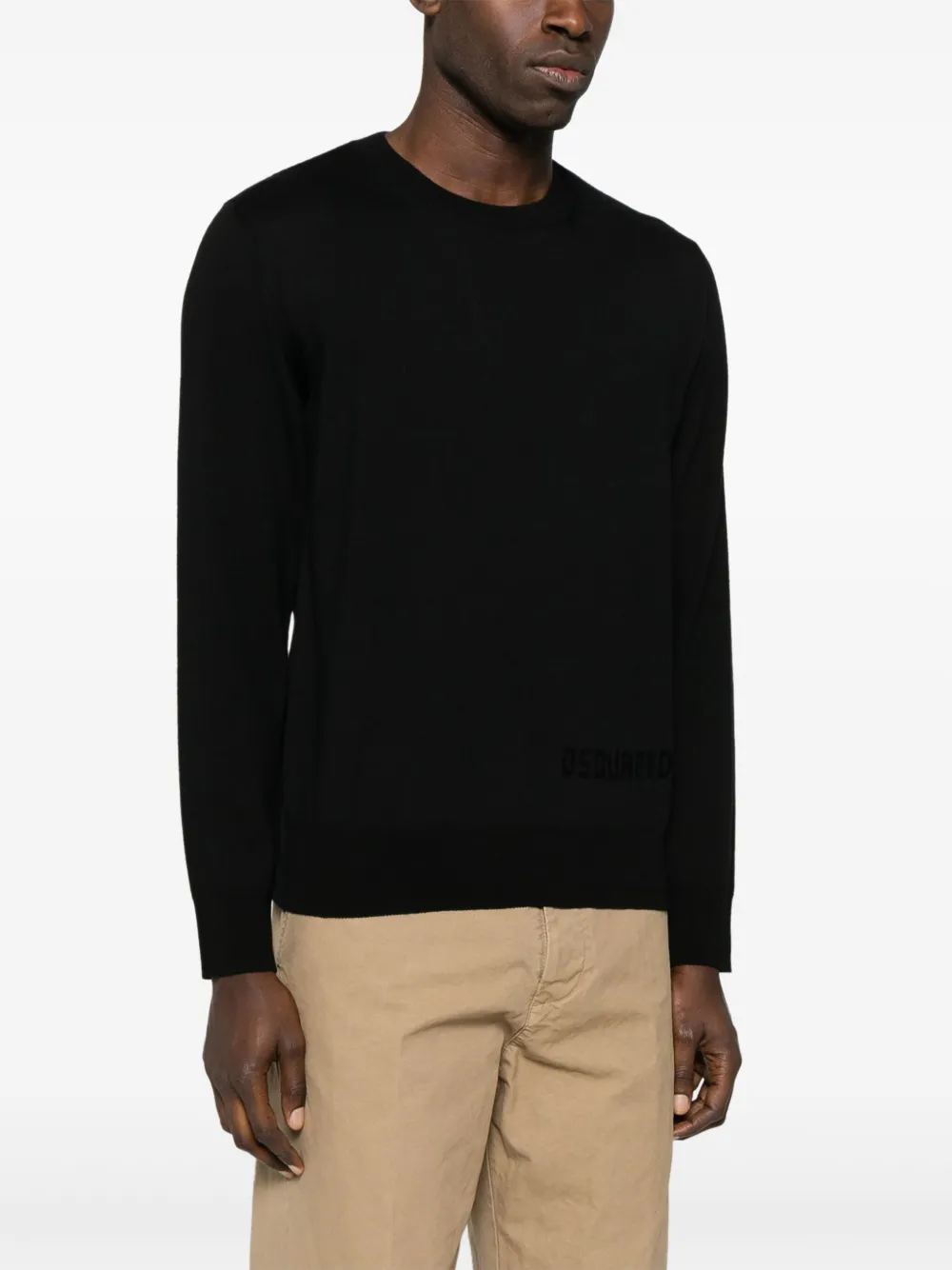 DSQUARED2 T-shirt met ronde hals Zwart