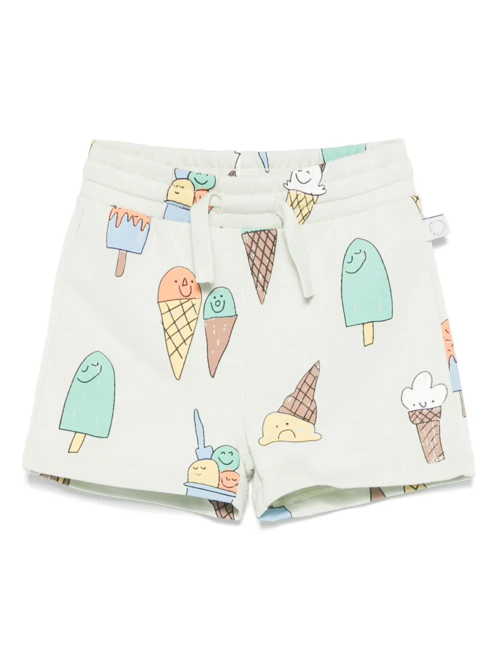 Stella McCartney Kids Shorts met print Groen