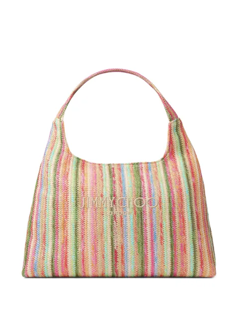 Jimmy Choo raffia shoulder bag