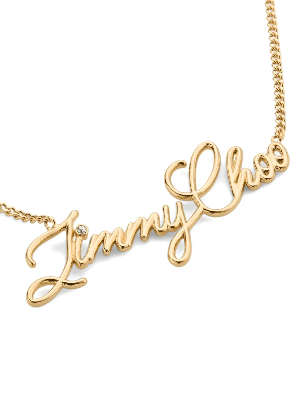 Jimmy Choo Halsketting met logo - Goud