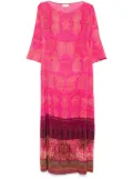 Pierre-Louis Mascia Trapezio silk dress - Pink