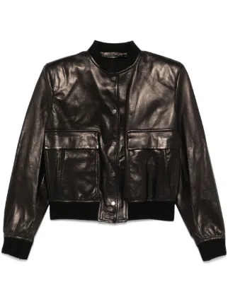 若干眠い様売約済 SalvatoreSantoro leather jacket Salvatore Santoro Leather Jacket | Black | FARFETCH