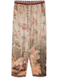 Pierre-Louis Mascia Aloe tapered trousers - Brown