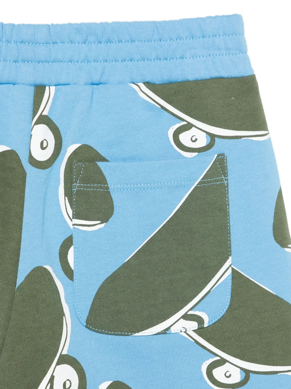 Stella McCartney Kids Shorts met print Blauw