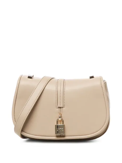 V°73 bolsa satchel con logo grabado
