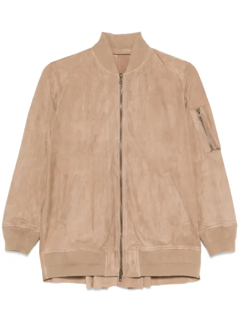 Salvatore Santoro Bomber in pelle scamosciata