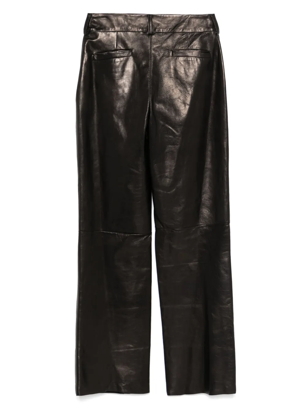 Salvatore Santoro leather trousers - Zwart