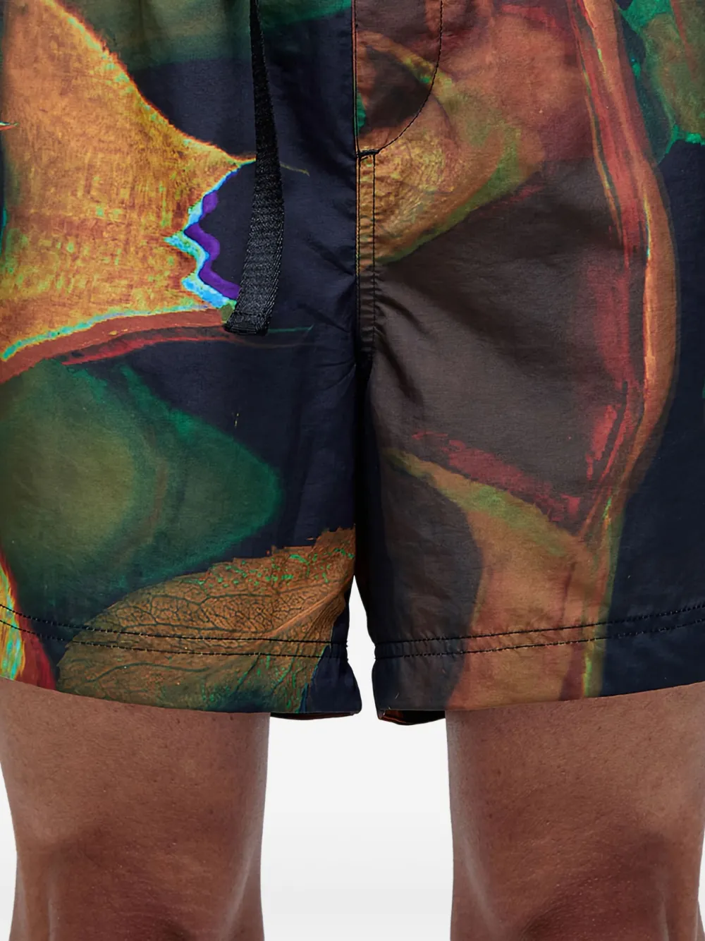 Osklen Rose Glitch shorts Beige