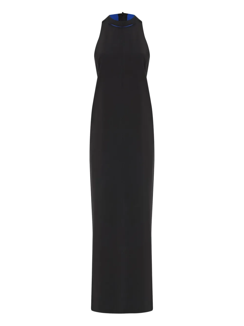 Osklen Vestido longo com gola alta | Azul | Image 1