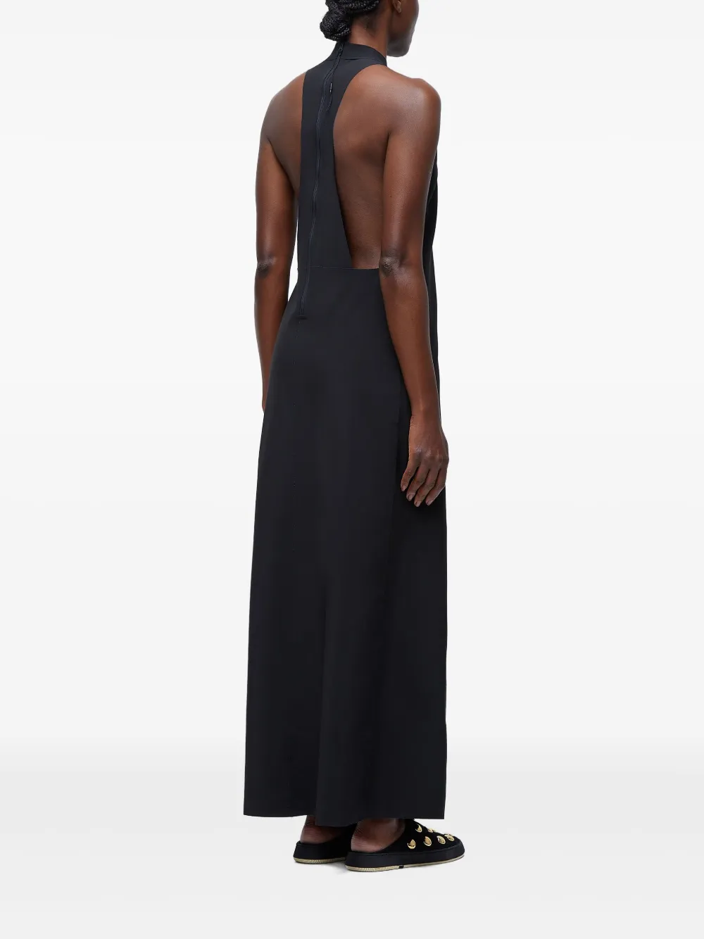 Osklen Maxi-jurk met col Blauw